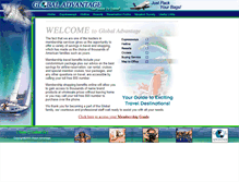 Tablet Screenshot of globaladvantagetravel.net